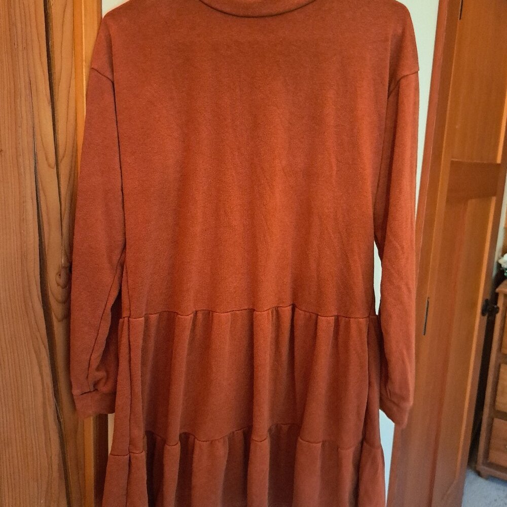 Wild Fable Burnt Orange Dress Size small
